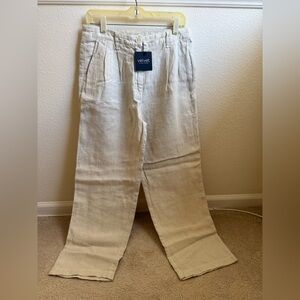 Velvet by Jenny Graham Pomona Linen Pants, 6, NWT